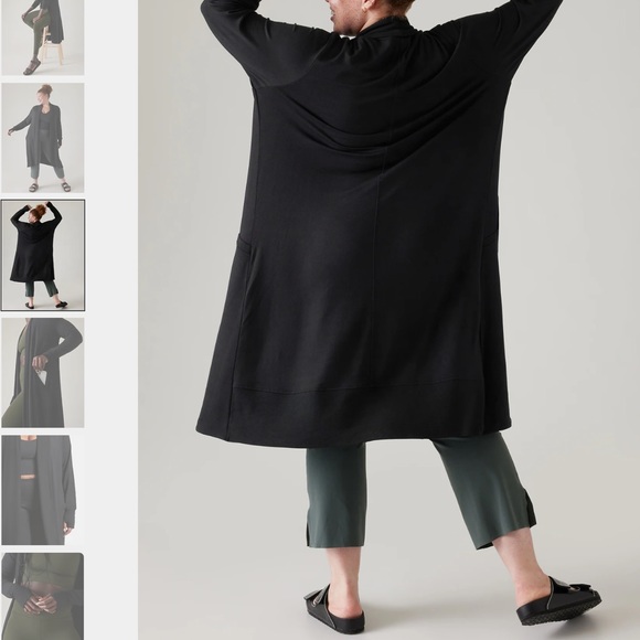 Pranayama Long Wrap - Athleta - Black 🧘♀️ - Picture 2 of 5